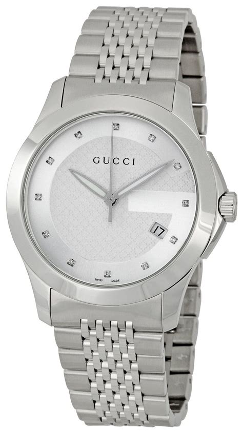 digital gucci watches for men|Gucci bezel watch silver.